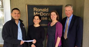 BPD Officials Donate To Ronald McDonald House Of Boston