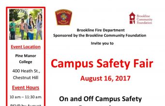 Campus Safety Fair Invitation