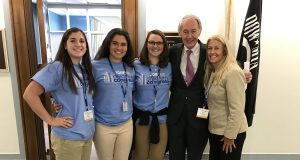 Brookline’s Casey McNamara Advocates For Diabetes Research In Dc Casey McNamara (2nd left to right)