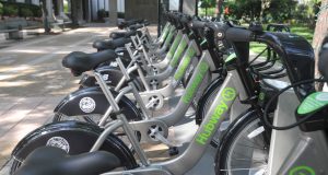 Babcock Street Gets Temporary Hubway Bike Station