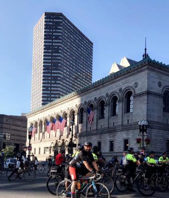 Good Luck To Brookline Police Officer Oscar Santos Who Is Riding 275 Miles This Weekend