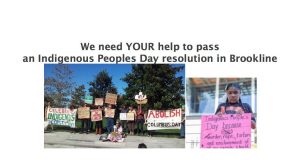 Brookline To Consider Indigenous Peoples Day Instead Of Columbus Day