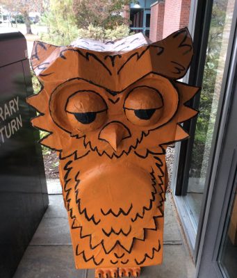 Who Dunnit? This Owl Was Mysteriously Left At A Brookline Library