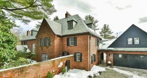 Brookline House With Conservatory, Library & Koi Pond On Sale For $4.85m