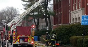 Fire Breaks Out At Brookline High School