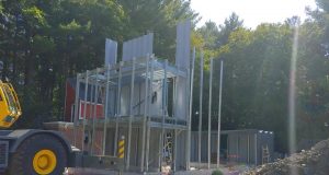 New Brookline FD Training Tower Construction Underway