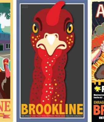 This Brookline Resident Turned The Town’s Abrasive Turkeys Into Art