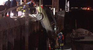 Off-Duty Brookline Firefighter Saves Couple After Car Plunges Off Charlestown Pier