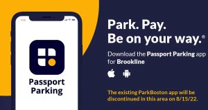 Town Of Brookline Reminds Residents Of Transition To Passport Parking App