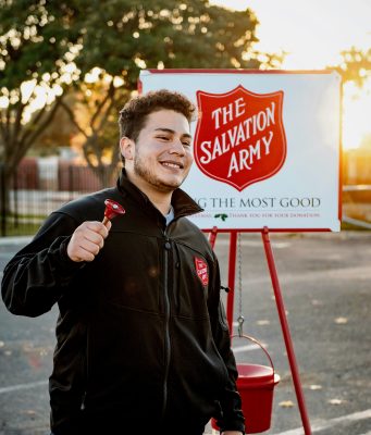 Kicking Off The Red Kettle Challenge With The Salvation Army In Massachusetts
