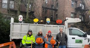 Brookline Department Of Public Works Encourages Community To “Go Green After Halloween” At Pumpkin Toss & Costume Drive