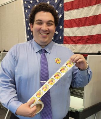 Brookline Town Clerk Releases Turkey-Themed “I Voted” Sticker Ahead Of Election Day