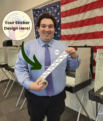 Brookline Town Clerk Calls On Students To Design New “I Voted” Sticker