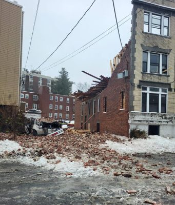 Brookline Fire, Building Departments Respond To Scene Of Building Collapse